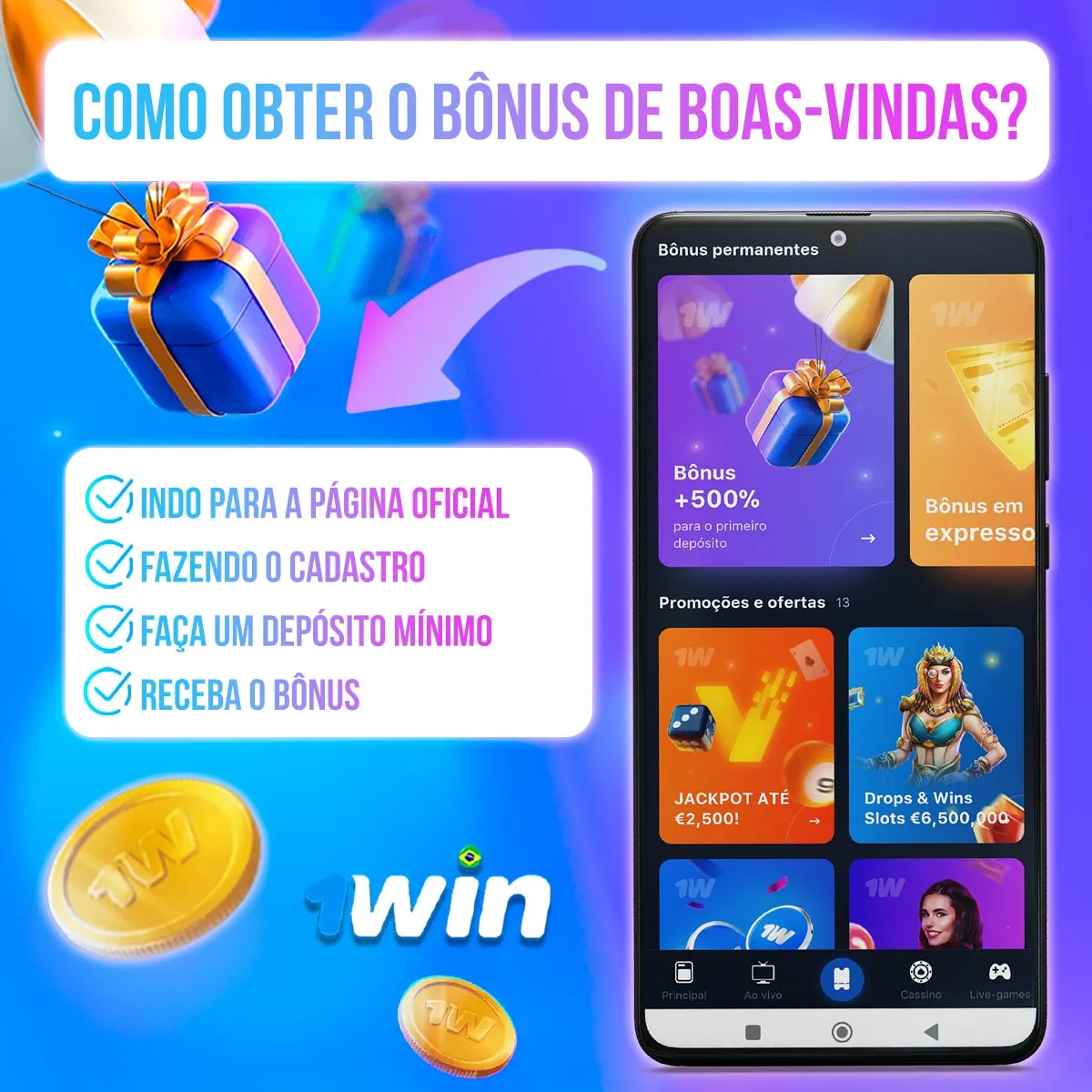 Como obter o bônus de boas-vindas da casa de apostas 1win no mercado brasileiro