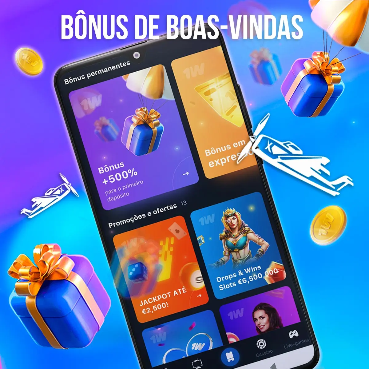 Bônus para jogar o 1win Aviator