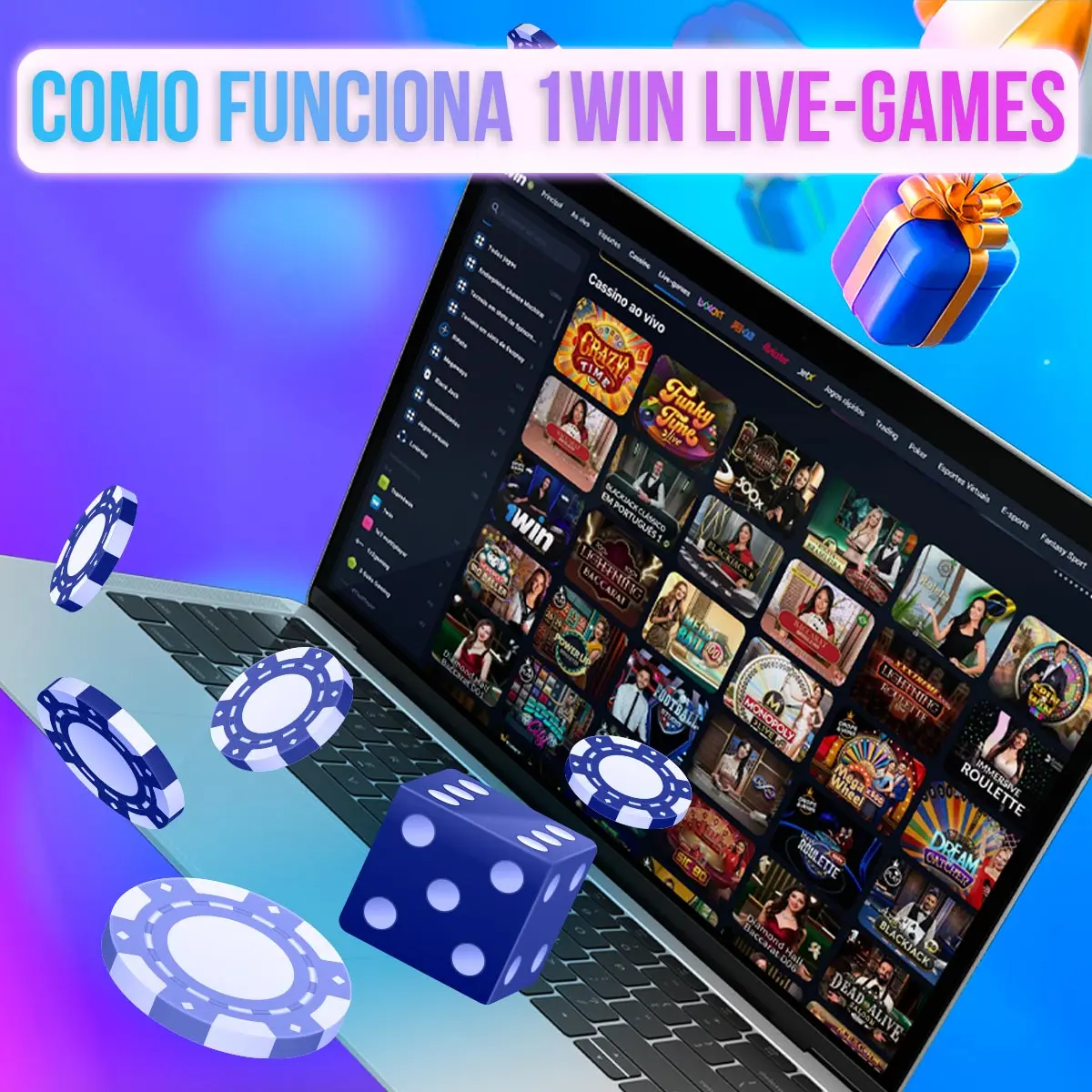 Conheça agora a emoção das apostas no 1win Live-games