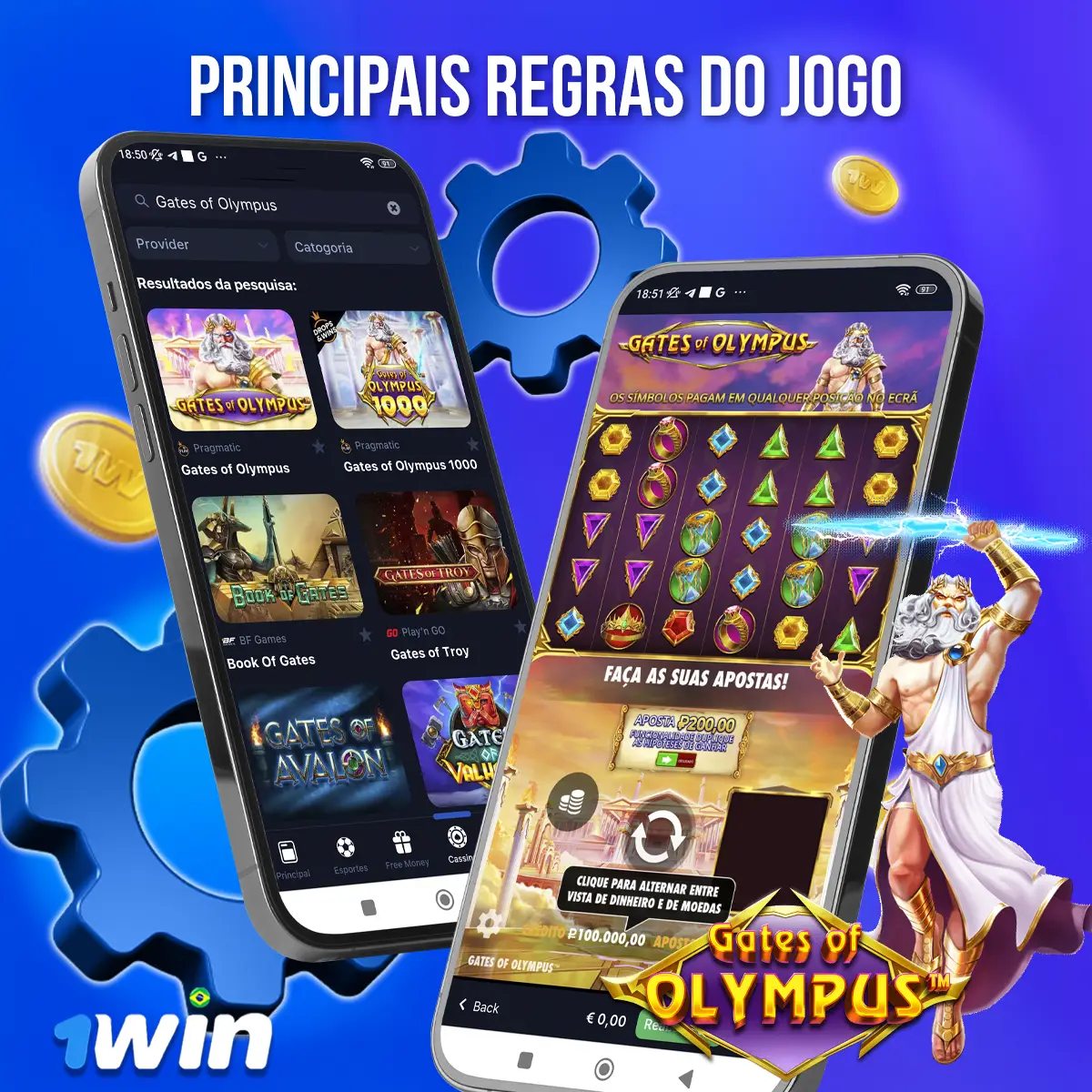 Principais características do jogo Gates of Olympus